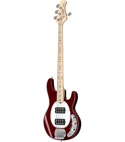 Amazon | Sterling by Music Man Stingray HH Bass in Olive | エレキ